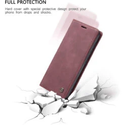 Classy Wine Galaxy S20 Ultra CaseMe Wallet Magnetic Card Holder Case -Cheap NewCase Store galaxy s20 ultra caseme wallet wine 8 85798.1636801118