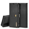 Black Galaxy S20 Ultra DG.Ming M2 Magnetic Shockproof Case Leather Wallet