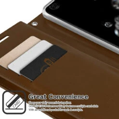 Brown Galaxy S20 Ultra Genuine Mercury Mansoor Wallet Card Case -Cheap NewCase Store galaxy s20 ultra mansoor brown 4 30093.1693283451