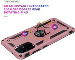Rose Gold 360 Rotating Metal Ring Armor Stand Case For Galaxy S20 Ultra 10 Rose Gold 360 Rotating Metal Ring Armor Stand Case For Galaxy S20 Ultra -Cheap NewCase Store galaxy s20 ultra metal ring kickstand case rose gold 5 93432.1636938637