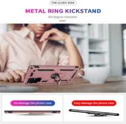 Rose Gold 360 Rotating Metal Ring Armor Stand Case For Galaxy S20 Ultra 9 Rose Gold 360 Rotating Metal Ring Armor Stand Case For Galaxy S20 Ultra -Cheap NewCase Store galaxy s20 ultra metal ring kickstand case rose gold 6 89464.1636938637