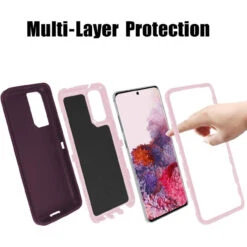 Purple Galaxy S20 Ultra Tradies Military Defender Heavy Duty Case -Cheap NewCase Store galaxy s20 ultra military grade defender case purple 5 47183.1691725319