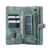 Blue Galaxy S21 CaseMe 11 Card Slot Wallet Magnetic Case