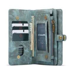 Blue Galaxy S21 CaseMe 11 Card Slot Wallet Magnetic Case