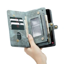 Blue Galaxy S21 CaseMe 11 Card Slot Wallet Magnetic Case 10 Blue Galaxy S21 CaseMe 11 Card Slot Wallet Magnetic Case -Cheap NewCase Store galaxy s21 caseme multifunctional wallet blue 5 92533.1642222664