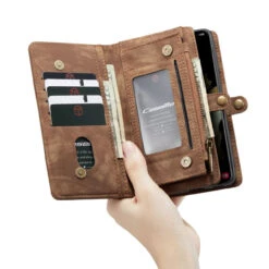 Brown Multi-Functional Wallet Detachable Magnetic Case For Galaxy S21 -Cheap NewCase Store galaxy s21 caseme multifunctional wallet brown 5 41800.1681795255