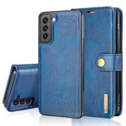 Blue DG.Ming Multi Card Wallet Detachable Magnetic Case For Galaxy S21 FE -Cheap NewCase Store galaxy s21 fe dg ming wallet magnetic case blue 3 80856.1701321594