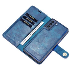 Blue DG.Ming Multi Card Wallet Detachable Magnetic Case For Galaxy S21 FE -Cheap NewCase Store galaxy s21 fe dg ming wallet magnetic case blue 6 10348.1701321594