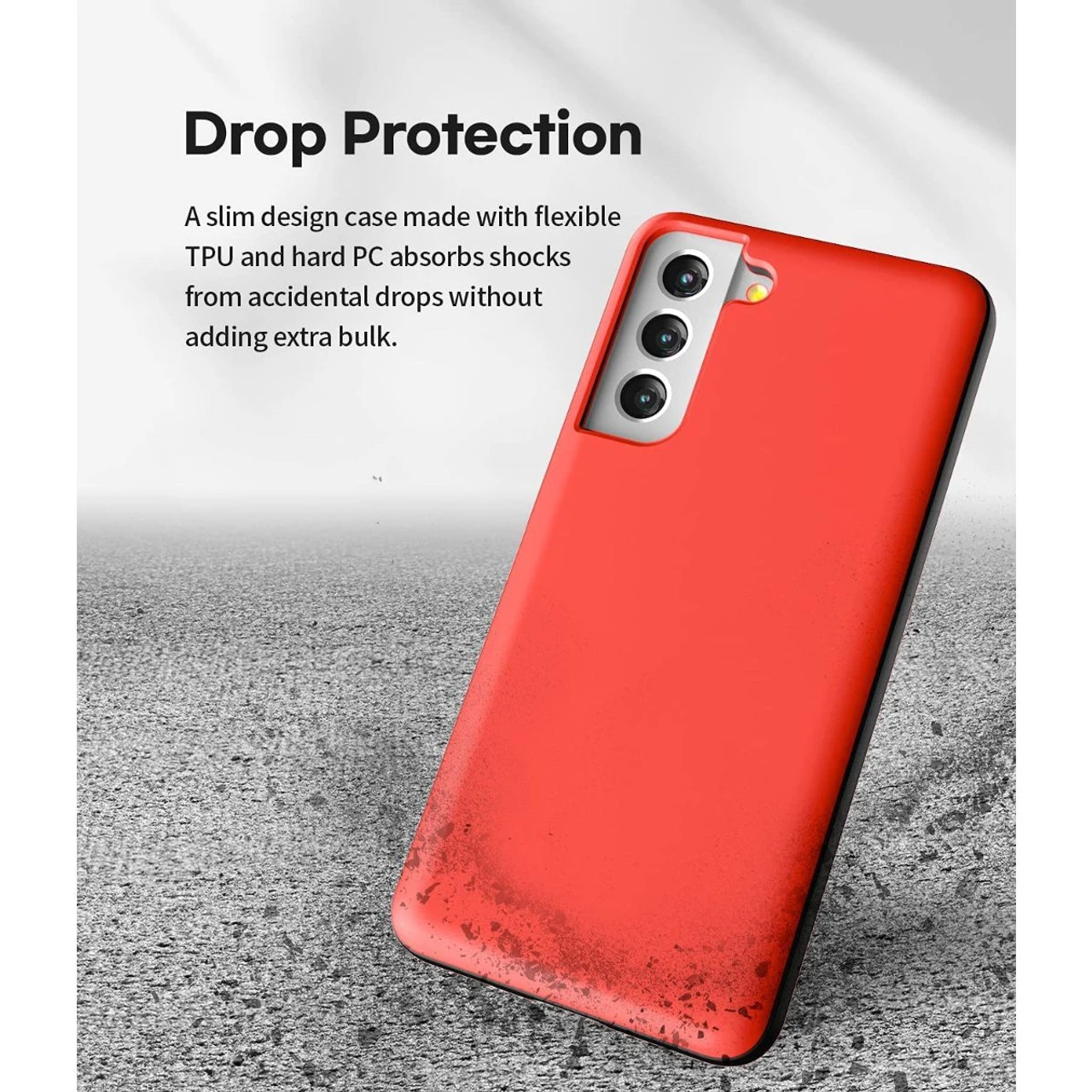 Red Galaxy S21 FE Goospery Magnetic Door Bumper Card Holder Case 4 Red Galaxy S21 FE Goospery Magnetic Door Bumper Card Holder Case - Image 4