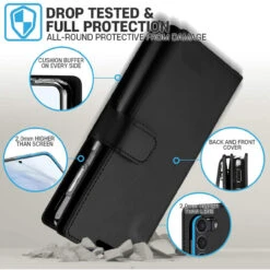 Black Galaxy S21 Genuine Mercury Mansoor Wallet Case Cover -Cheap NewCase Store galaxy s21 mansoor wallet black 5 11753.1690772469