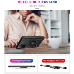 Black 360 Rotating Shock Proof Metal Ring Stand Case For Galaxy S21 13 Black 360 Rotating Shock Proof Metal Ring Stand Case For Galaxy S21 -Cheap NewCase Store galaxy s21 metal ring kickstand case black 7 20015.1657847655