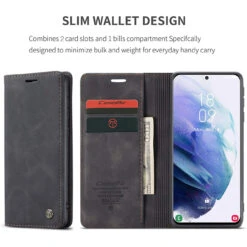 Black CaseMe Slim Compact Wallet Stand Case For Galaxy S21+ Plus 5G 11 Black CaseMe Slim Compact Wallet Stand Case For Galaxy S21+ Plus 5G -Cheap NewCase Store galaxy s21 plus caseme wallet black 4 16258.1636801180