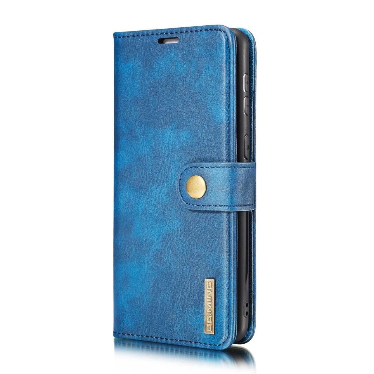 Blue DG.Ming Luxury Leather Wallet With Magnetic Case Cover For Galaxy S21 Plus 2 Blue DG.Ming Luxury Leather Wallet With Magnetic Case Cover For Galaxy S21 Plus - Image 2
