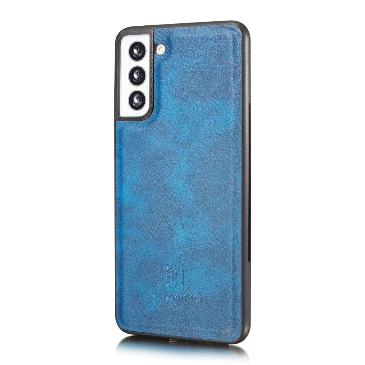 Blue DG.Ming Luxury Leather Wallet With Magnetic Case Cover For Galaxy S21 Plus 4 Blue DG.Ming Luxury Leather Wallet With Magnetic Case Cover For Galaxy S21 Plus - Image 4