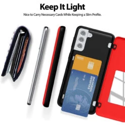 Red Goospery Magnetic Door 2 Card Shock Proof Case For Galaxy S21 + Plus 12 Red Goospery Magnetic Door 2 Card Shock Proof Case For Galaxy S21 + Plus -Cheap NewCase Store galaxy s21 plus goospery magnetic door case red 6 01618.1675299451