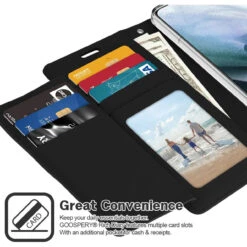 Black Galaxy S21+ Plus Genuine Mercury Rich Diary Wallet Case Cover -Cheap NewCase Store galaxy s21 plus rich diary wallet black 5 54246.1685698188