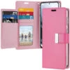 Hot Pink Mercury Rich Diary Wallet Case Cover For Galaxy S21+ Plus