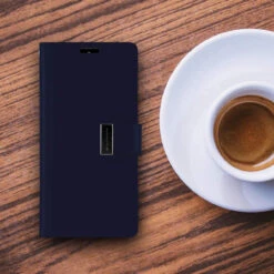 Navy Galaxy S21 Genuine Mercury Rich Diary 6 Card Slot Wallet Case -Cheap NewCase Store galaxy s21 rich diary wallet navy 5 71637.1641793359