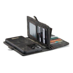 Black Galaxy S21 Ultra 2 In 1 Magnetic Retro Purse / Wallet Case -Cheap NewCase Store galaxy s21 ultra caseme multifunctional wallet black 3 41594.1690169505