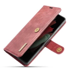 Red DG.Ming Wallet Removable Magnetic Case With Card Slots For Galaxy S21 Ultra -Cheap NewCase Store galaxy s21 ultra dg ming wallet magnetic case red 6 92596.1701321618