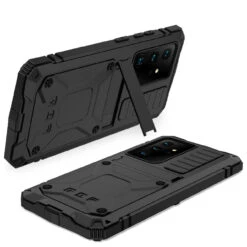 Black Heavy Duty Military Metal Drop Proof Case For Galaxy S21 Ultra -Cheap NewCase Store galaxy s21 ultra extreme metal military case black 6 02125.1695033917