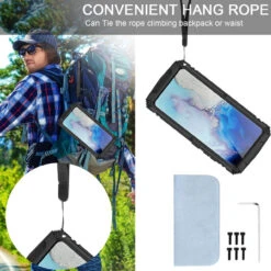 Black Heavy Duty Military Metal Drop Proof Case For Galaxy S21 Ultra -Cheap NewCase Store galaxy s21 ultra extreme metal military case black 8 07006.1695033917