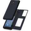 Black Galaxy S21 Ultra Goospery Magnetic Door 2 Card Shock Proof Case