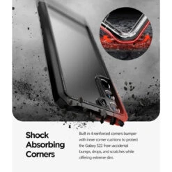 Galaxy S22 Mercury Z Bumper Crystal Clear Dual Layer Shock Proof Case 9 Galaxy S22 Mercury Z Bumper Crystal Clear Dual Layer Shock Proof Case -Cheap NewCase Store galaxy s22 mercury z bumper case black 3 66625.1647752040