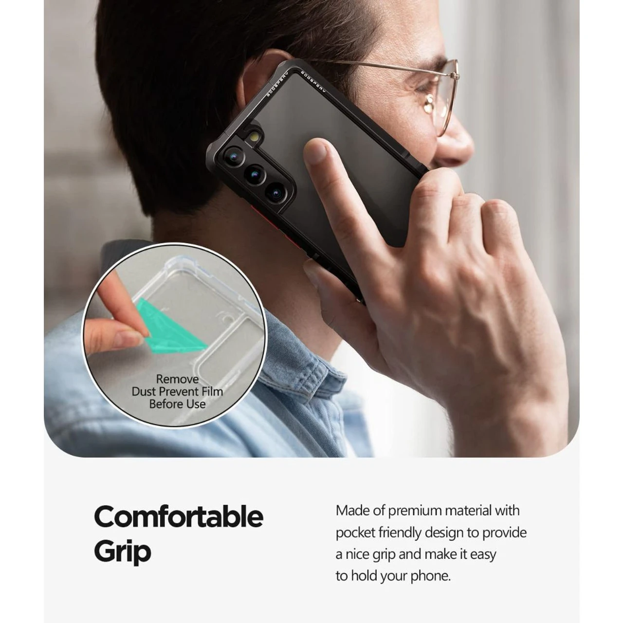 Galaxy S22 Mercury Z Bumper Crystal Clear Dual Layer Shock Proof Case 4 Galaxy S22 Mercury Z Bumper Crystal Clear Dual Layer Shock Proof Case - Image 4