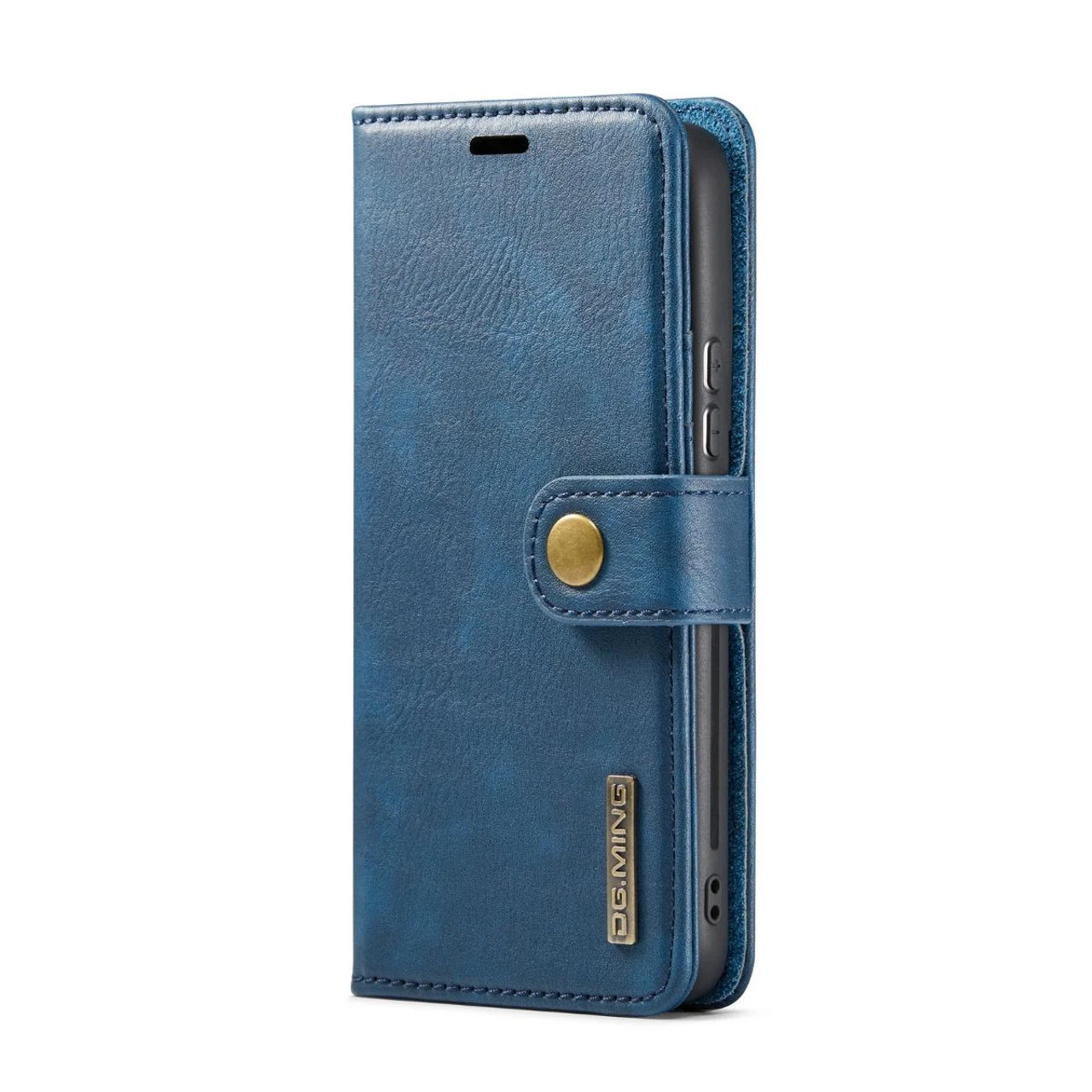 Blue DG.Ming Luxury Leather Wallet With Magnetic Case Cover For Galaxy S22 Plus 2 Blue DG.Ming Luxury Leather Wallet With Magnetic Case Cover For Galaxy S22 Plus - Image 2