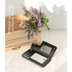 Black Mercury Slim Shock Proof Magnetic Door Case For Galaxy S22 + Plus -Cheap NewCase Store galaxy s22 plus goospery magnetic door case black 6 60093.1652821114