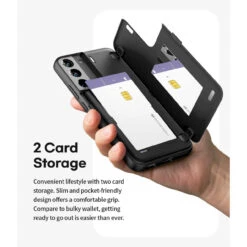 Black Mercury Slim Shock Proof Magnetic Door Case For Galaxy S22 + Plus -Cheap NewCase Store galaxy s22 plus goospery magnetic door case black 7 27041.1652821114