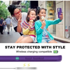 Purple Galaxy S22+ Plus Full Body Heavy Duty Defender Case 11 Purple Galaxy S22+ Plus Full Body Heavy Duty Defender Case -Cheap NewCase Store galaxy s22 plus military grade defender case purple 6 09242.1687410196