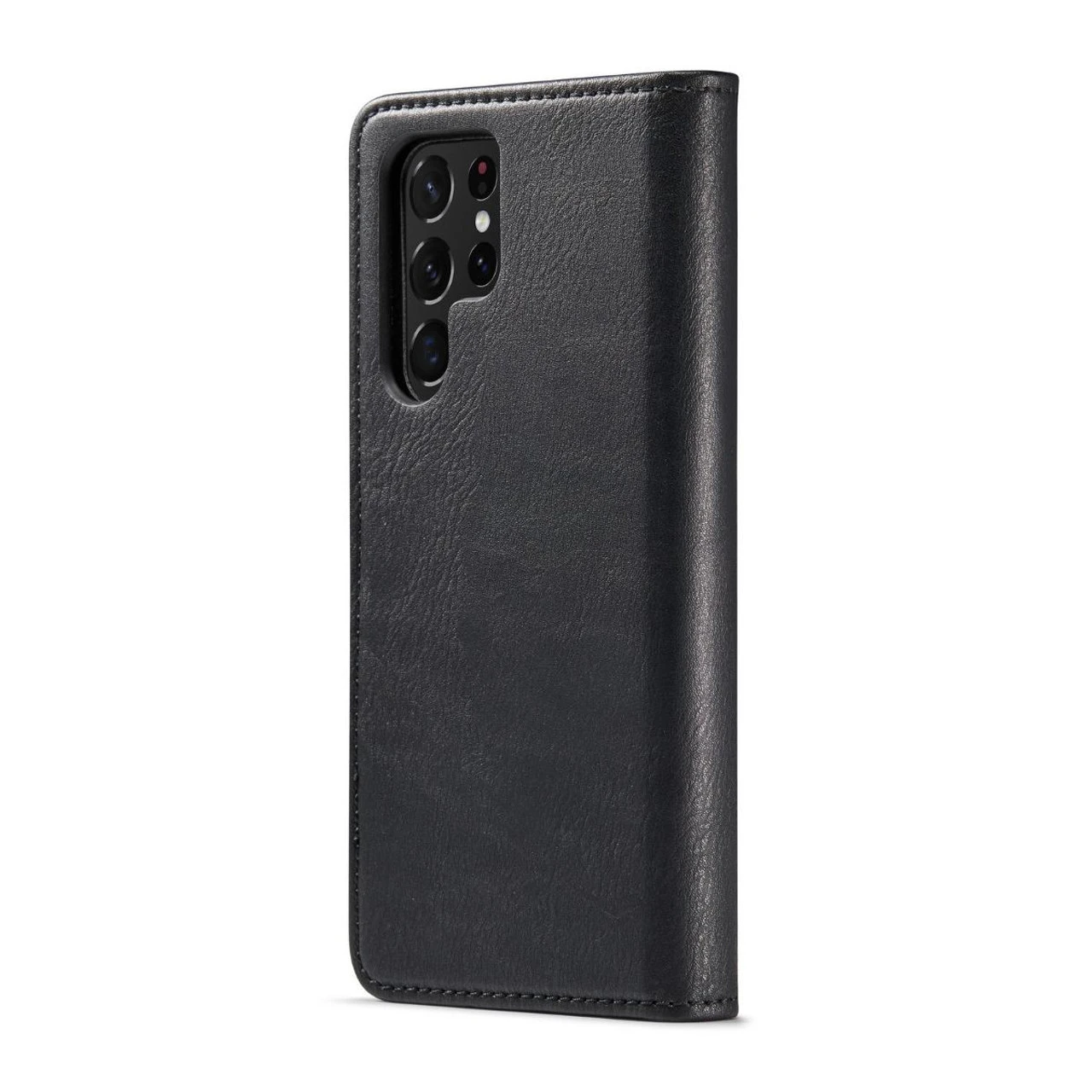 Black Galaxy S22 Ultra DG.Ming 2 In 1 Leather Wallet Removable Magnetic Case 3 Black Galaxy S22 Ultra DG.Ming 2 In 1 Leather Wallet Removable Magnetic Case - Image 3