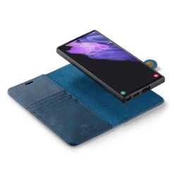 Blue Galaxy S22 Ultra DG.Ming Wallet Removable Magnetic Case With Card Slots -Cheap NewCase Store galaxy s22 ultra dg ming wallet magnetic case blue 6 21663.1701321637
