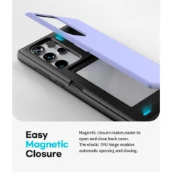 Lilac Galaxy S22 Ultra Goospery Slim Magnetic Door Credit Card Case -Cheap NewCase Store galaxy s22 ultra goospery magnetic door case lilac 6 64939.1652821118
