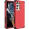 Red Galaxy S22 Ultra Tough Military Grade Drop Proof Defender Case