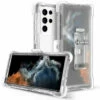 Clear Defender Military Holster Case For Samsung Galaxy S22 Ultra