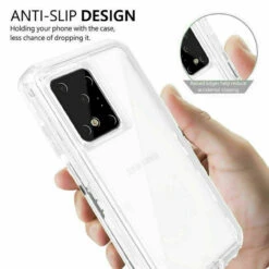 Clear Defender Military Holster Case For Samsung Galaxy S22 Ultra -Cheap NewCase Store galaxy s22 ultra military grade defender holster case clear 7 66943.1671017291