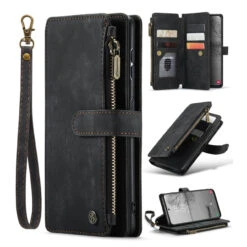 Black CaseMe C30 Wallet Case With Zipper Folio & Wrist Strap For Galaxy S23 15 Black CaseMe C30 Wallet Case With Zipper Folio & Wrist Strap For Galaxy S23 -Cheap NewCase Store galaxy s23 caseme multifunctional wallet black 8 18316.1692847972