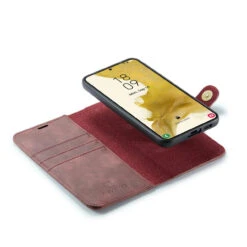 Red Galaxy S23 DG.Ming 2 In 1 Leather Wallet Removable Magnetic Case -Cheap NewCase Store galaxy s23 dg ming wallet magnetic case red 5 57987.1701321647