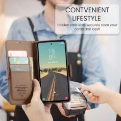 Brown CaseMe Slim Luxury 3 Card Slot Wallet Case For Galaxy S23 FE 12 Brown CaseMe Slim Luxury 3 Card Slot Wallet Case For Galaxy S23 FE -Cheap NewCase Store galaxy s23 fe caseme 023 wallet case brown 5 40964.1699319867