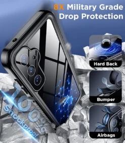 Galaxy S23 FE Waterproof Dirtproof Shockproof Defender Case 9 Galaxy S23 FE Waterproof Dirtproof Shockproof Defender Case -Cheap NewCase Store galaxy s23 fe waterproof cae black 4 66152.1701912973