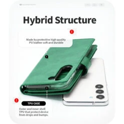 Mint Green Genuine Mercury Mansoor Diary Wallet Case For Galaxy S23 -Cheap NewCase Store galaxy s23 mercury mansoor diary wallet mint green 3 69091.1683783642