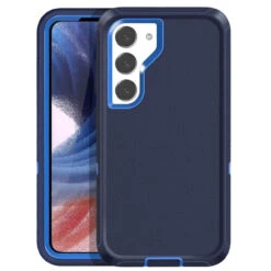 Navy Galaxy S23 Heavy Duty Defender Military Grade Case