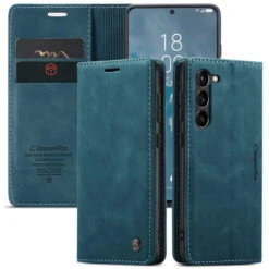 Blue Galaxy S23+ Plus CaseMe Slim 2 Card Slot Classy Wallet Case -Cheap NewCase Store galaxy s23 plus caseme slim wallet blue 5 62024.1687311820