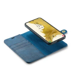 Blue DG.Ming Premium 2 In 1 Magnetic Case And Wallet For Galaxy S23 Plus -Cheap NewCase Store galaxy s23 plus dg ming wallet magnetic case blue 5 49290.1701321658