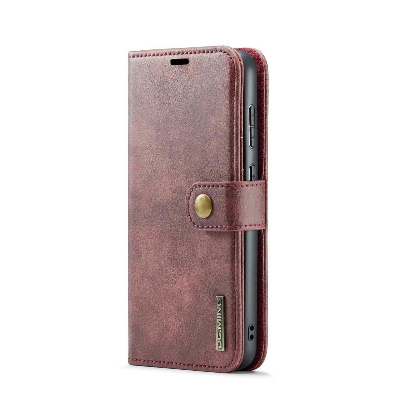 Red DG.Ming Multi Card Wallet Detachable Magnetic Case For Galaxy S23 Plus 2 Red DG.Ming Multi Card Wallet Detachable Magnetic Case For Galaxy S23 Plus - Image 2