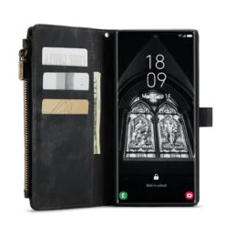 Black CaseMe C30 Wallet Case With Zipper Folio & Wrist Strap For Galaxy S23 Ultra 12 Black CaseMe C30 Wallet Case With Zipper Folio & Wrist Strap For Galaxy S23 Ultra -Cheap NewCase Store galaxy s23 ultra caseme multifunctional wallet black 5 35610.1692849250