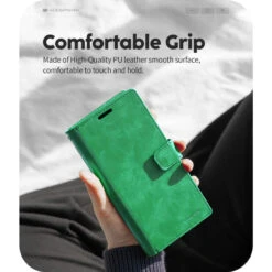 Mint Green Mercury Mansoor Diary Wallet Case Cover For Galaxy S23 Ultra -Cheap NewCase Store galaxy s23 ultra mercury mansoor diary wallet mint green 3 00900.1693282959